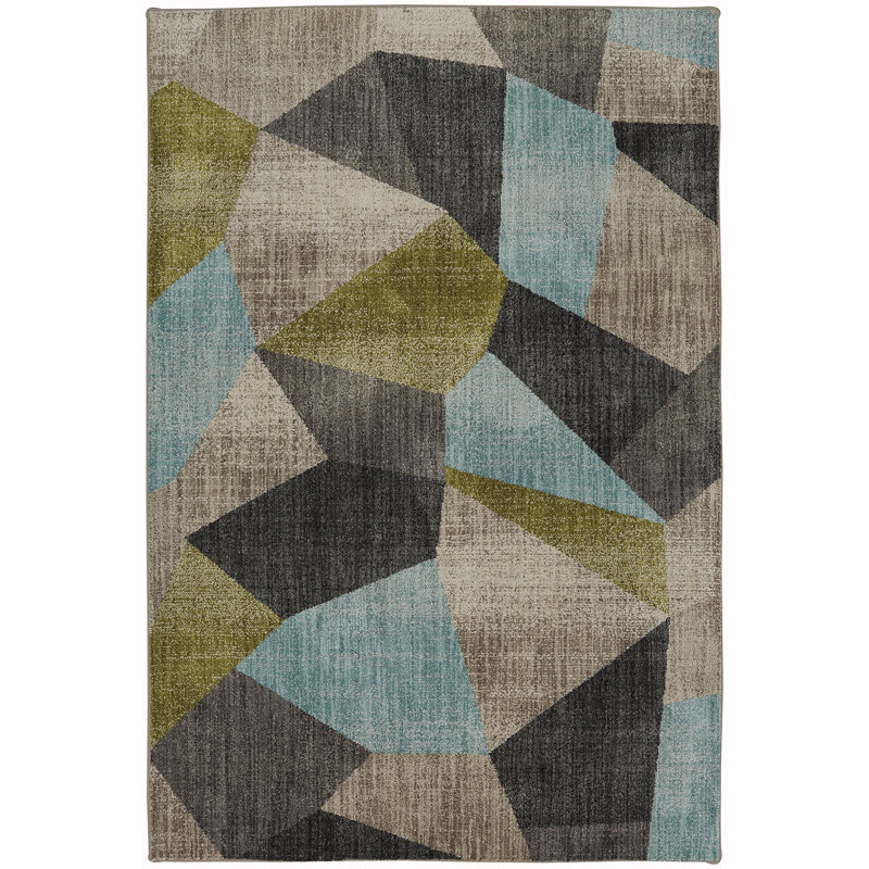 Mohawk Home Metropolitan Gray/Blue/Green Area Rug & Reviews Wayfair
